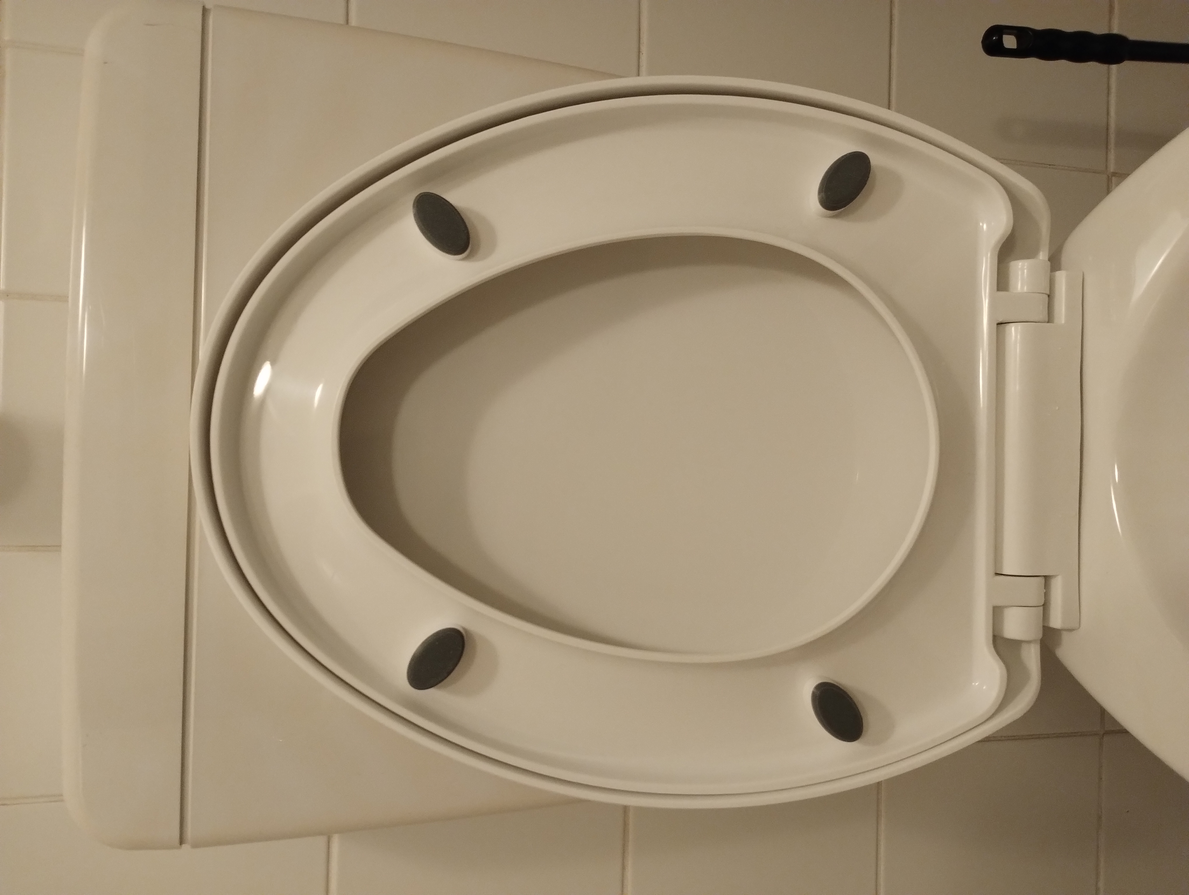 Toilet seat damper / WC Seat Bumper - Toilettensitzdämpfer / WC Sitz Puffer