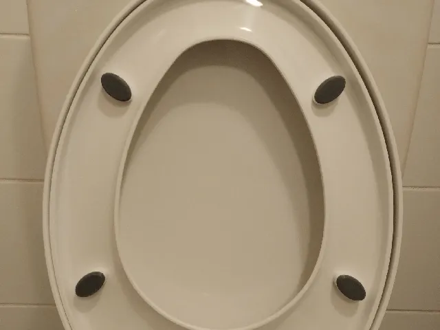 Toilet seat damper / WC Seat Bumper - Toilettensitzdämpfer / WC Sitz Puffer