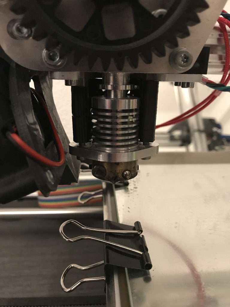 K8200 Hotend 25mm Fan Mount
