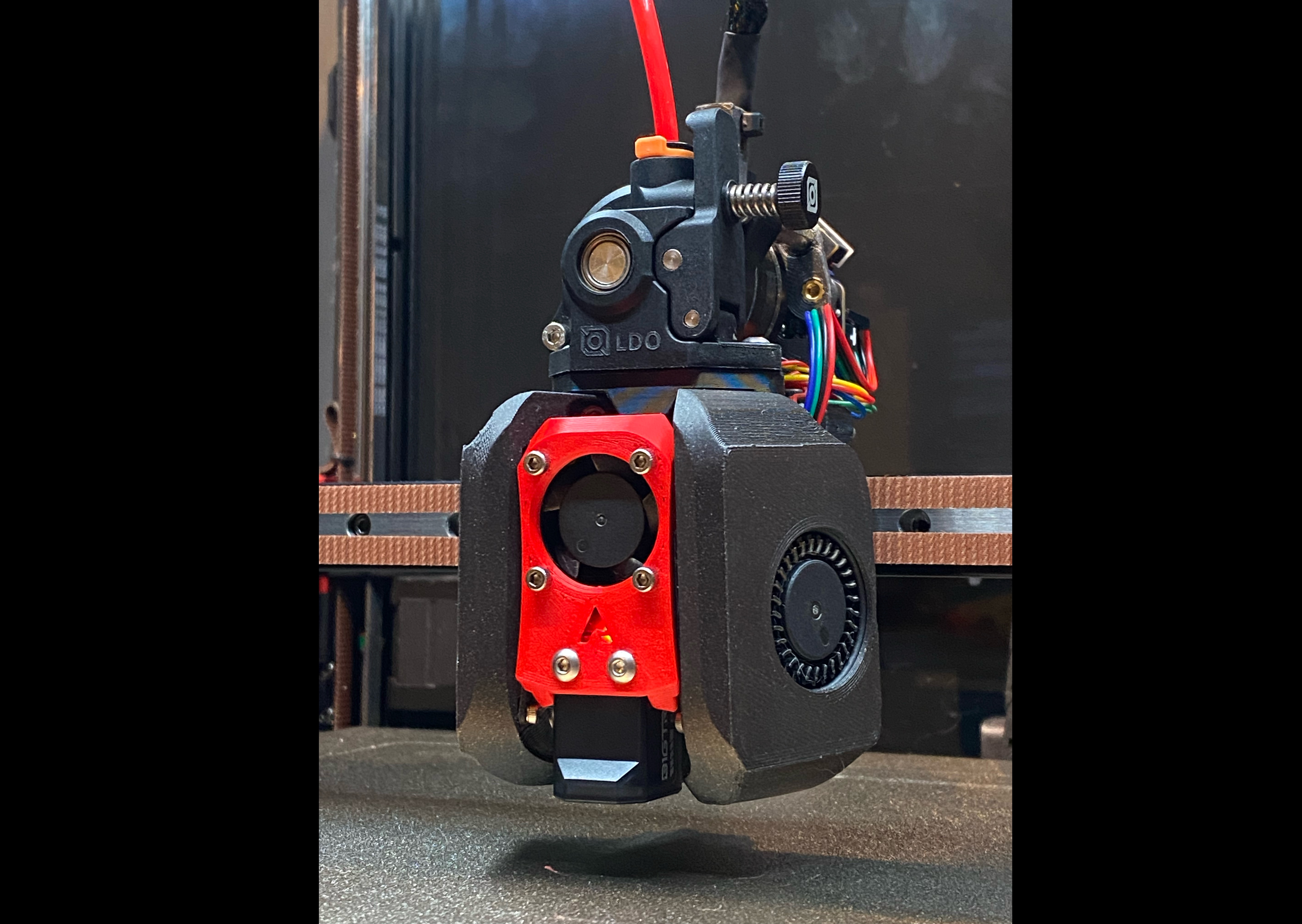 BTT Eddy Probe Mount for Archetype Blackbird Fan Cover For use with Rapido 2 UHF