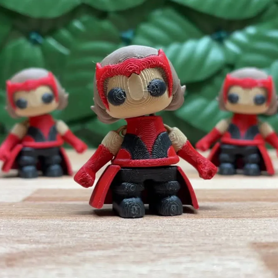 3D Printable Articulated Scarlet Witch by Brandon Santana | Download ...