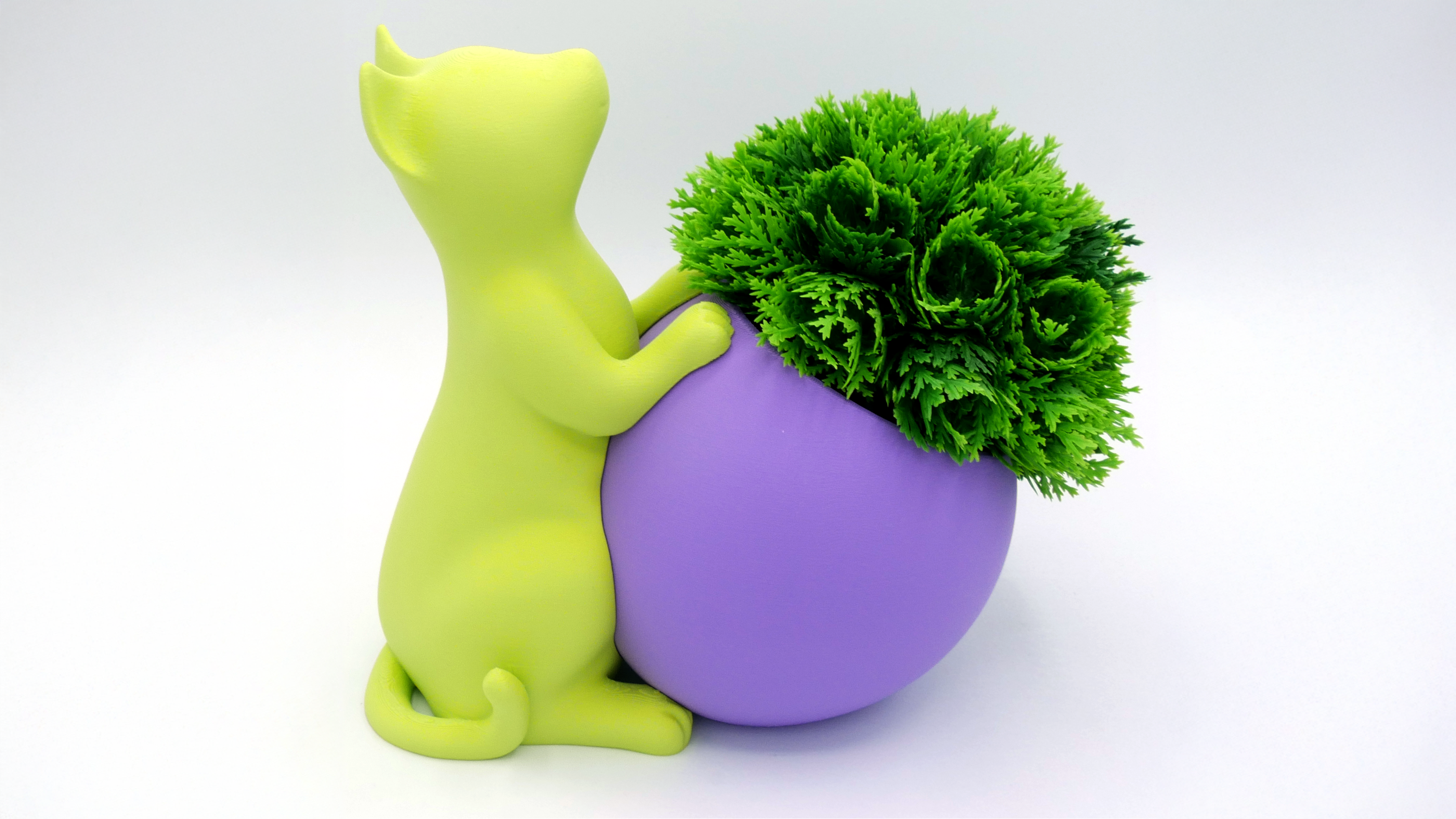 Cat Planter v3 - Multi Part