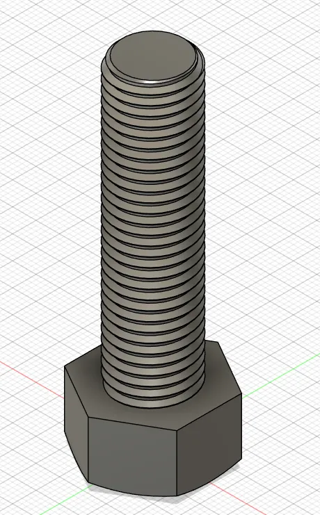 M16x2 Screw and nut by Bartek | Download free STL model | Printables.com