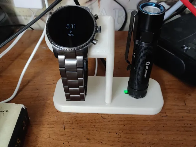 Olight and Fossil Watch Stand
