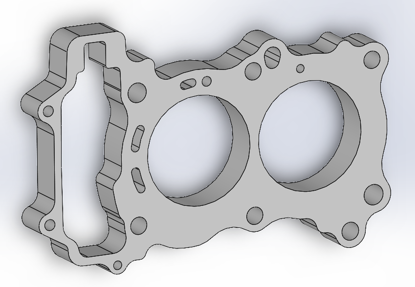 Head gasket keychain