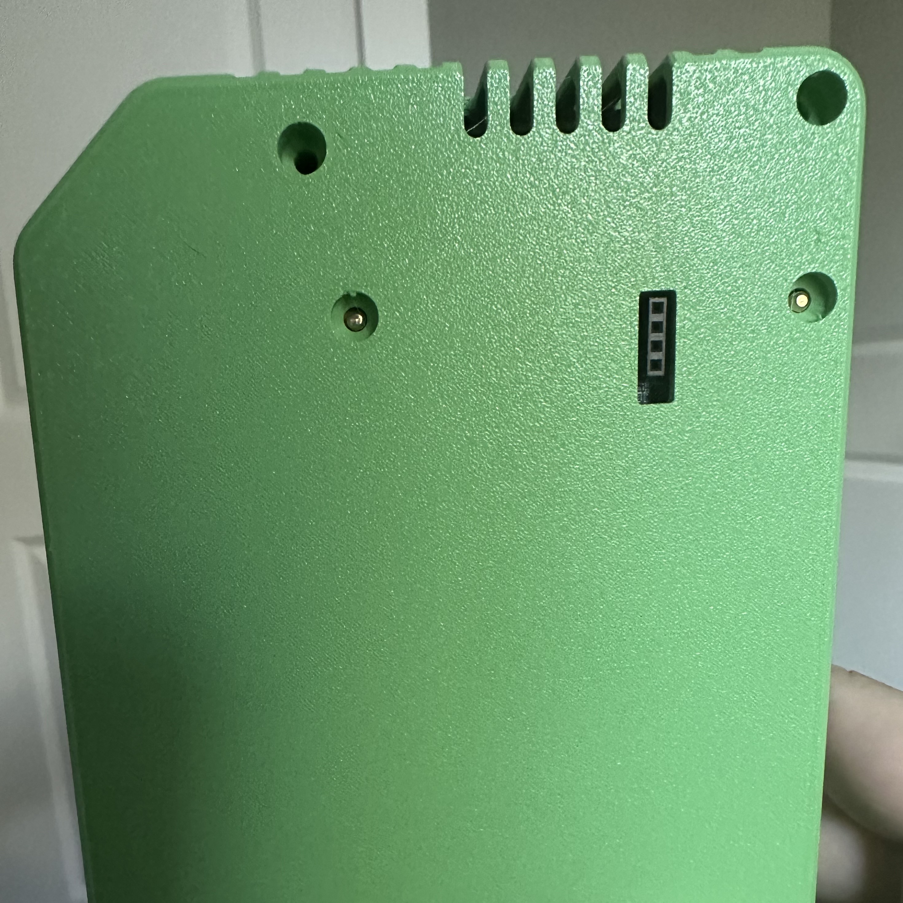 Mister Mini Console Bottom with cutout for Mister Pi USB connector