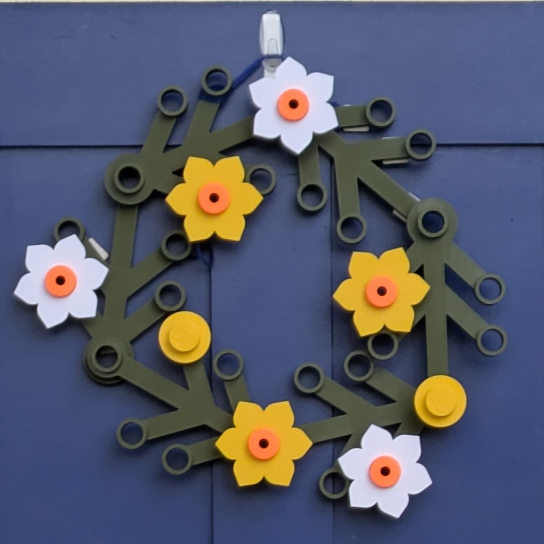 Daffodil "Lorgo" for Wreath (lego-like)