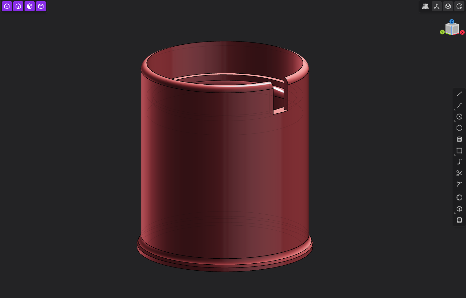 Simple Tapo C225 cam Stand von mbastas Kostenloses STLModell