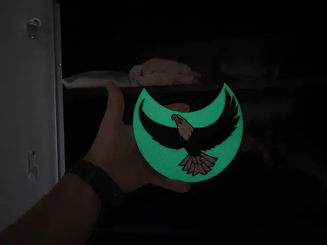 Eagle glow in the dark
