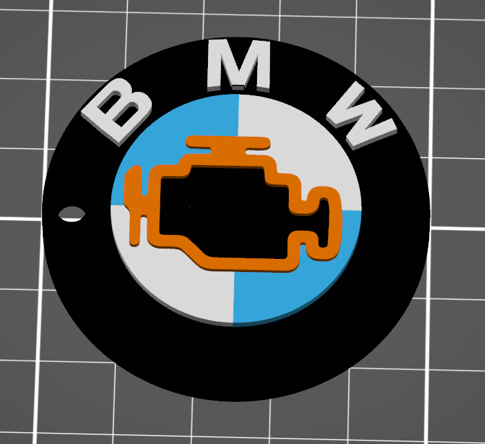 BMW: Engine Light Edition Keyring (MMU)