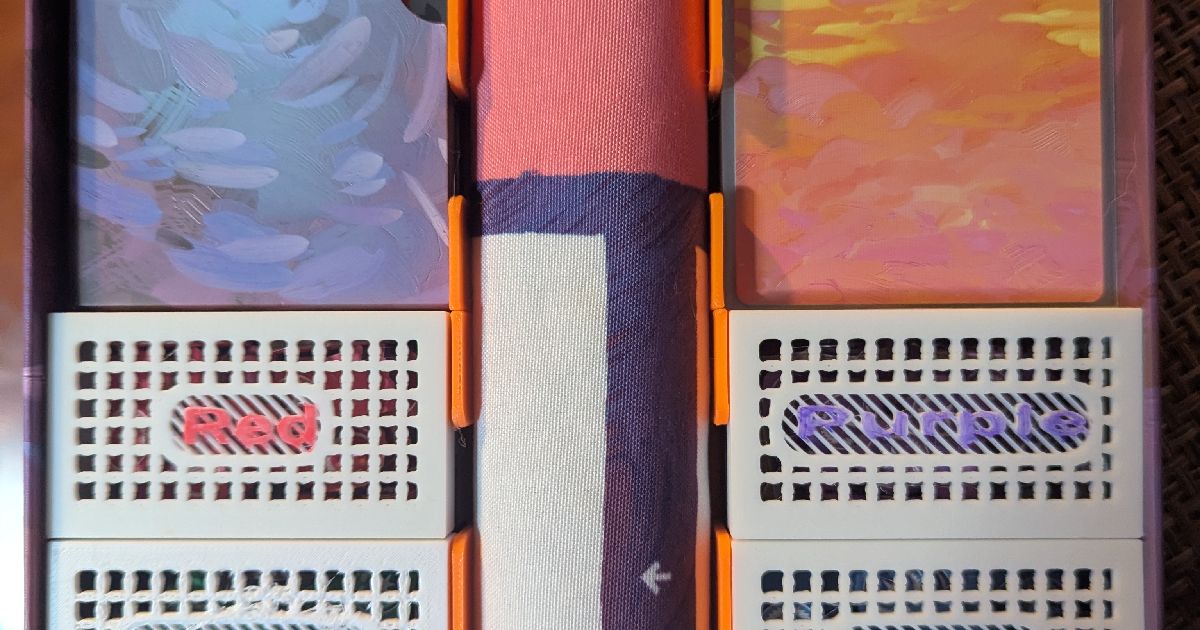 Canvas insert with slip on boxes by David Download free STL