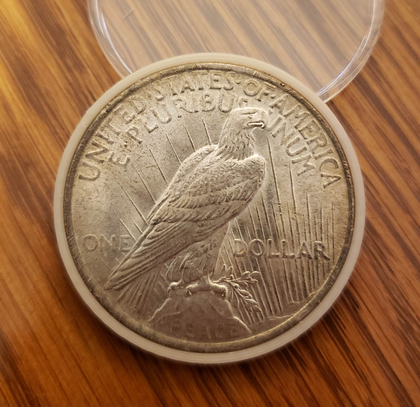 US Large Dollar Coin Capsule Spacer — miniatura 3