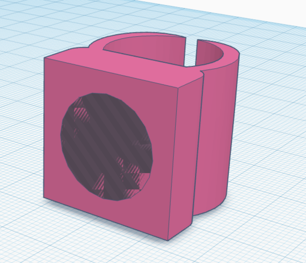 Cable clip w. magnet