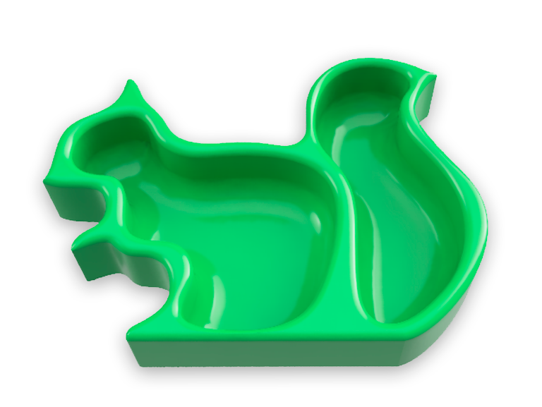 Squirrel - plate for nuts — miniatura 2