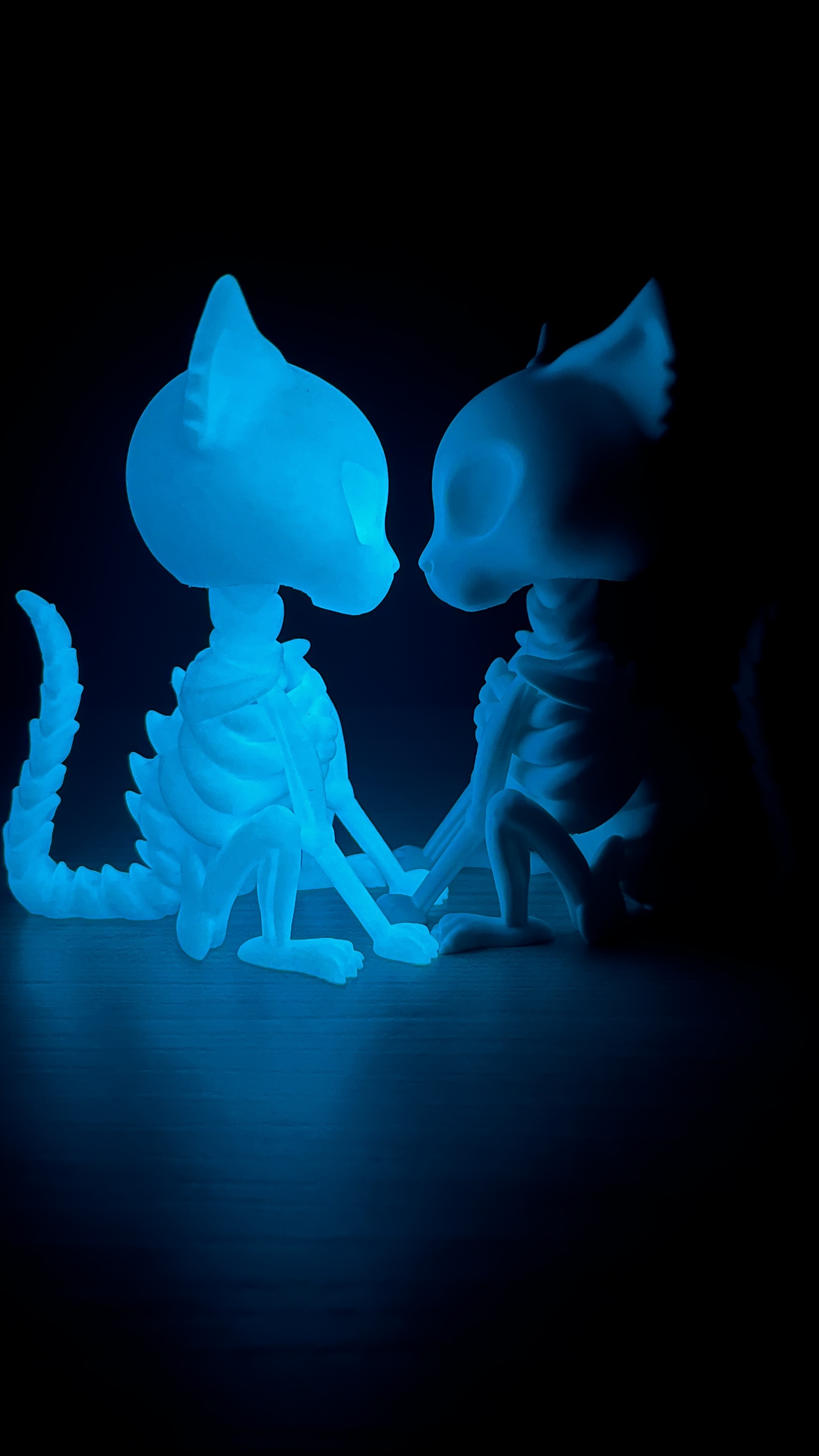 Skeleton Cat Bobblehead — miniatura 4