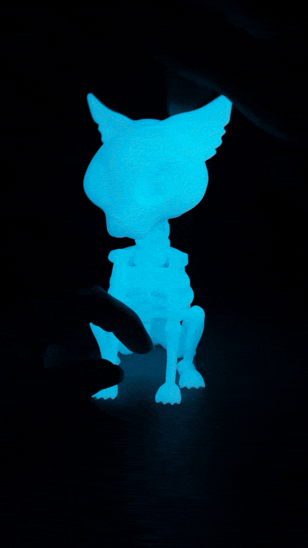 Skeleton Cat Bobblehead — miniatura 2