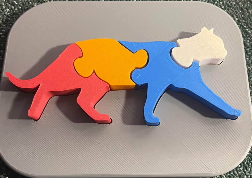 Cat - insert puzzle for kids