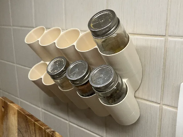 rack for IKEA GULDFISK spice jars