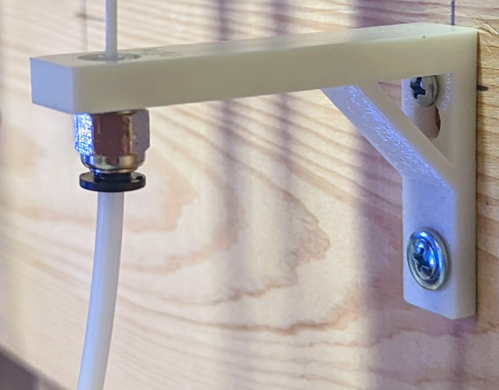 Wall Mount PTFE Tube Holder