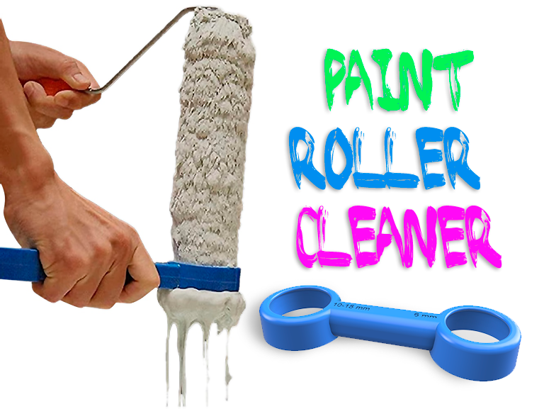 Paint Roller Cleaner by ByteSlinger, Download free STL model