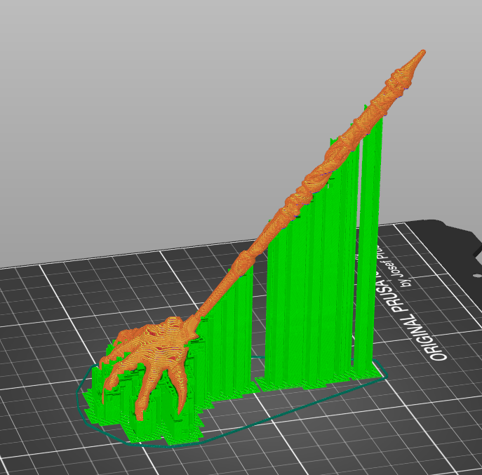 Miniatura 2 do modelo 3D chicken claw back scratch