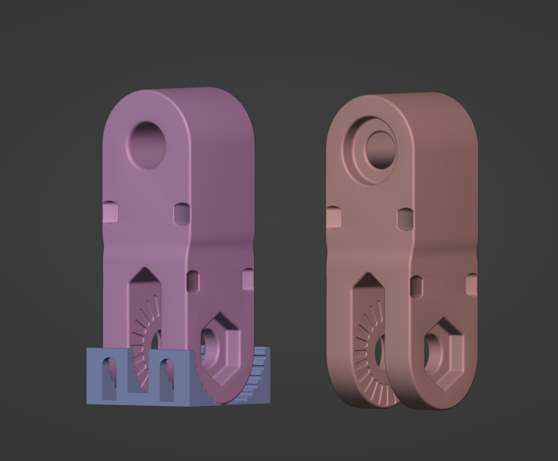 More robust 1/4in camera mount for Sneaks' articulating mount system