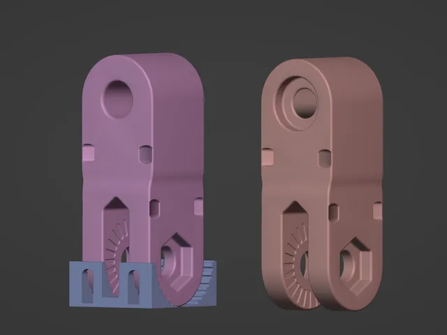 More robust 1/4in camera mount for Sneaks' articulating mount system