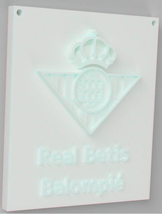 Placa Real Betis Blompié
