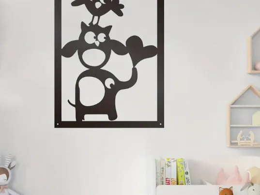 Cartoon Animal Wall Art