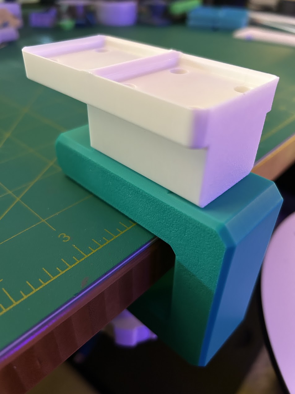 Miniatura 2 do modelo 3D Gridfinity Modular Clamp Adapter