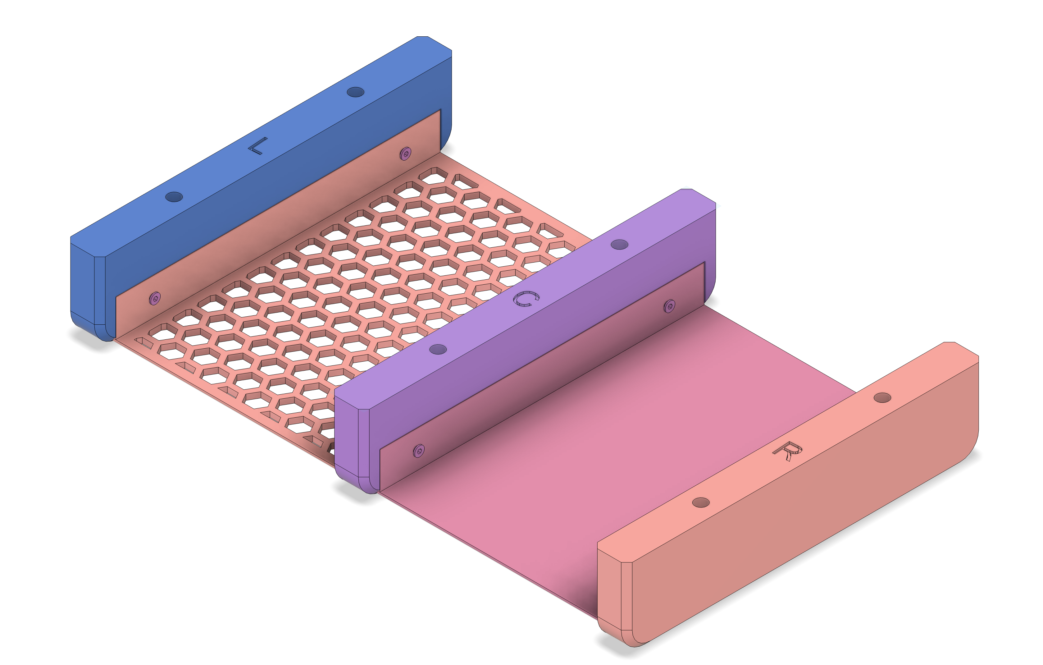 Raz's Desk Organizer - Shelf Remix - Fully Parameterised