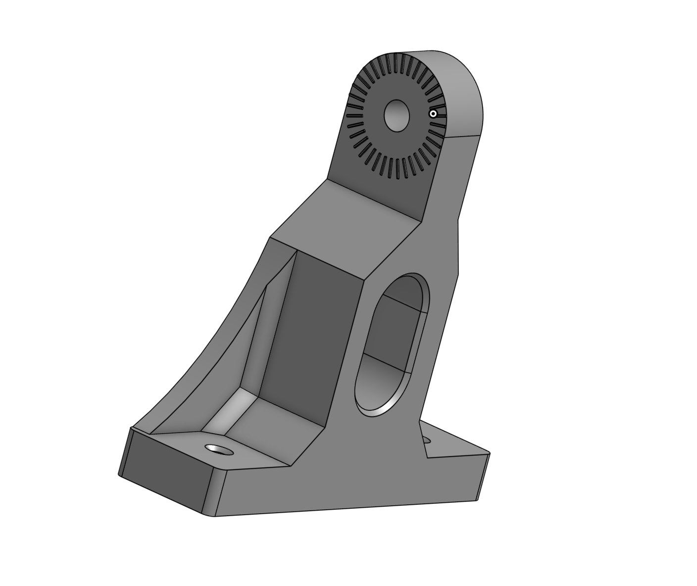 Bracket to mount Spectrum Laser light