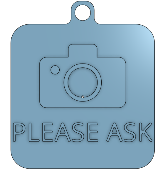 Lanyard Badge (Camera Consent)