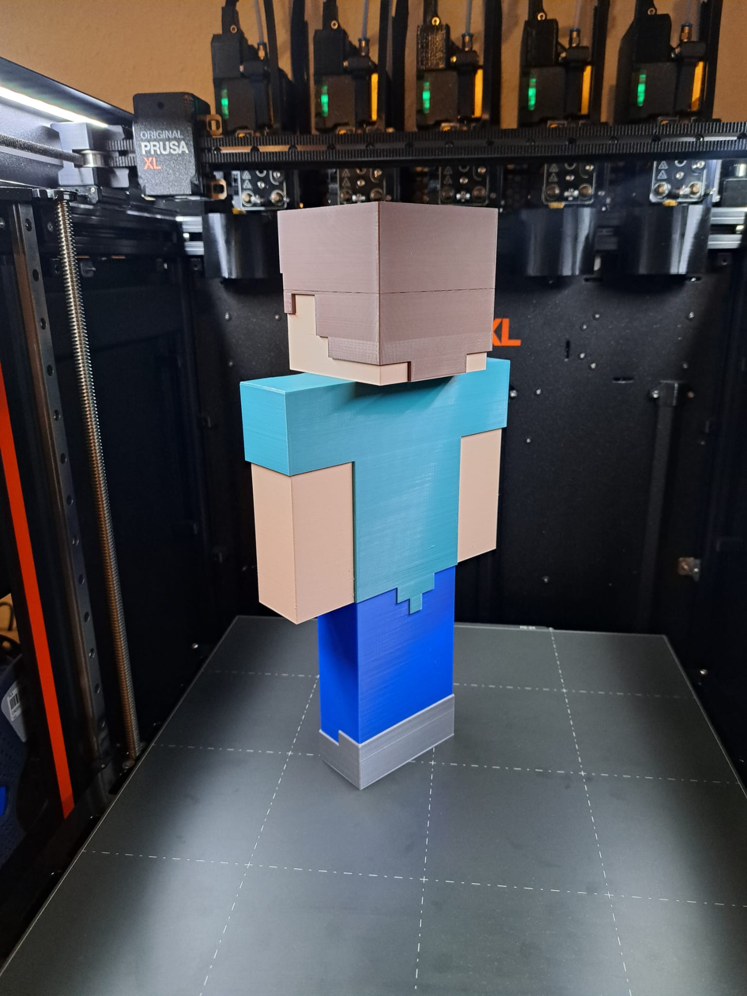 Miniatura 3 do modelo 3D Minecraft Steve Multicolor