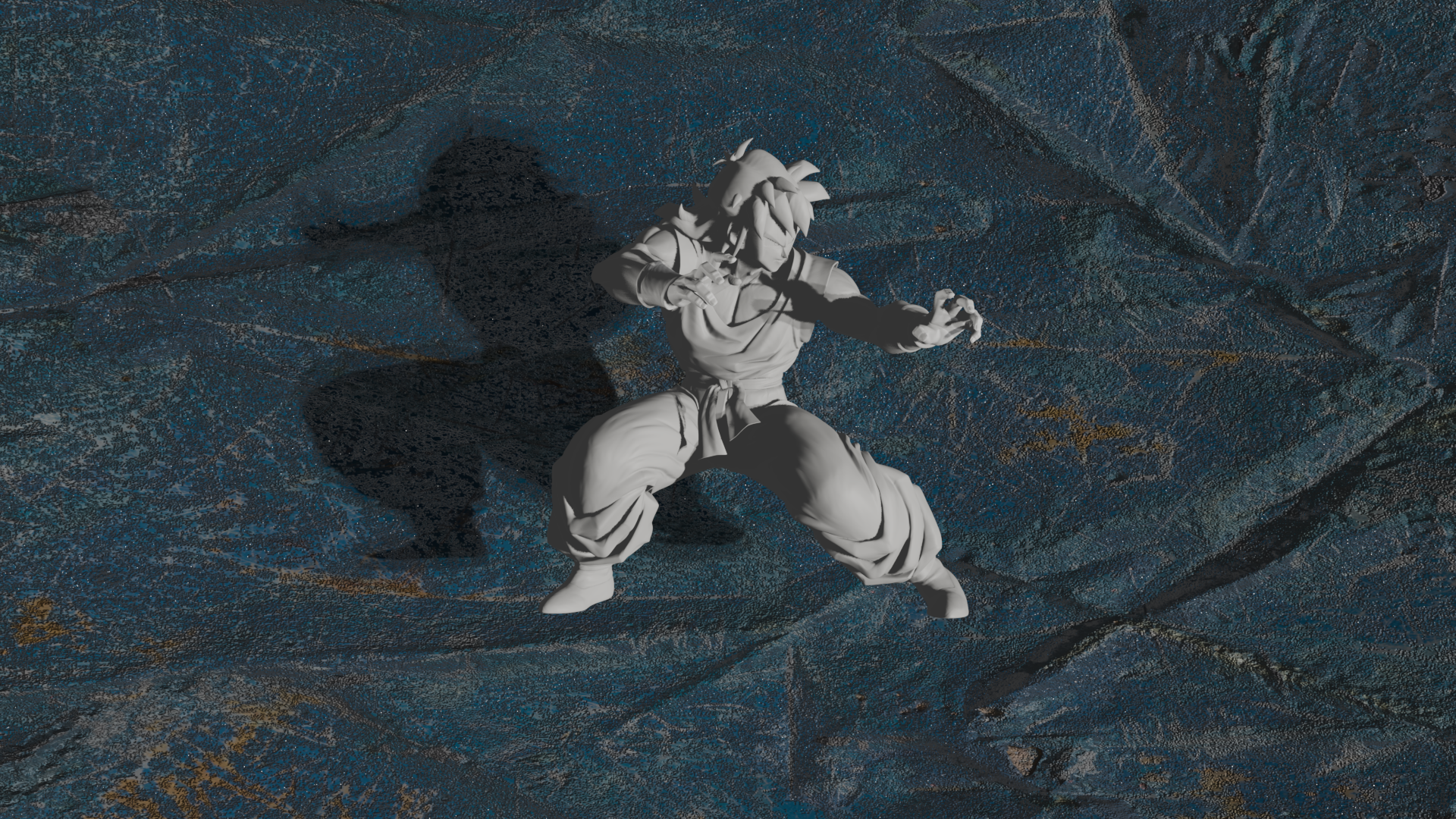 Yamcha Dragon Ball Z #3 Optimized for 3D Printing