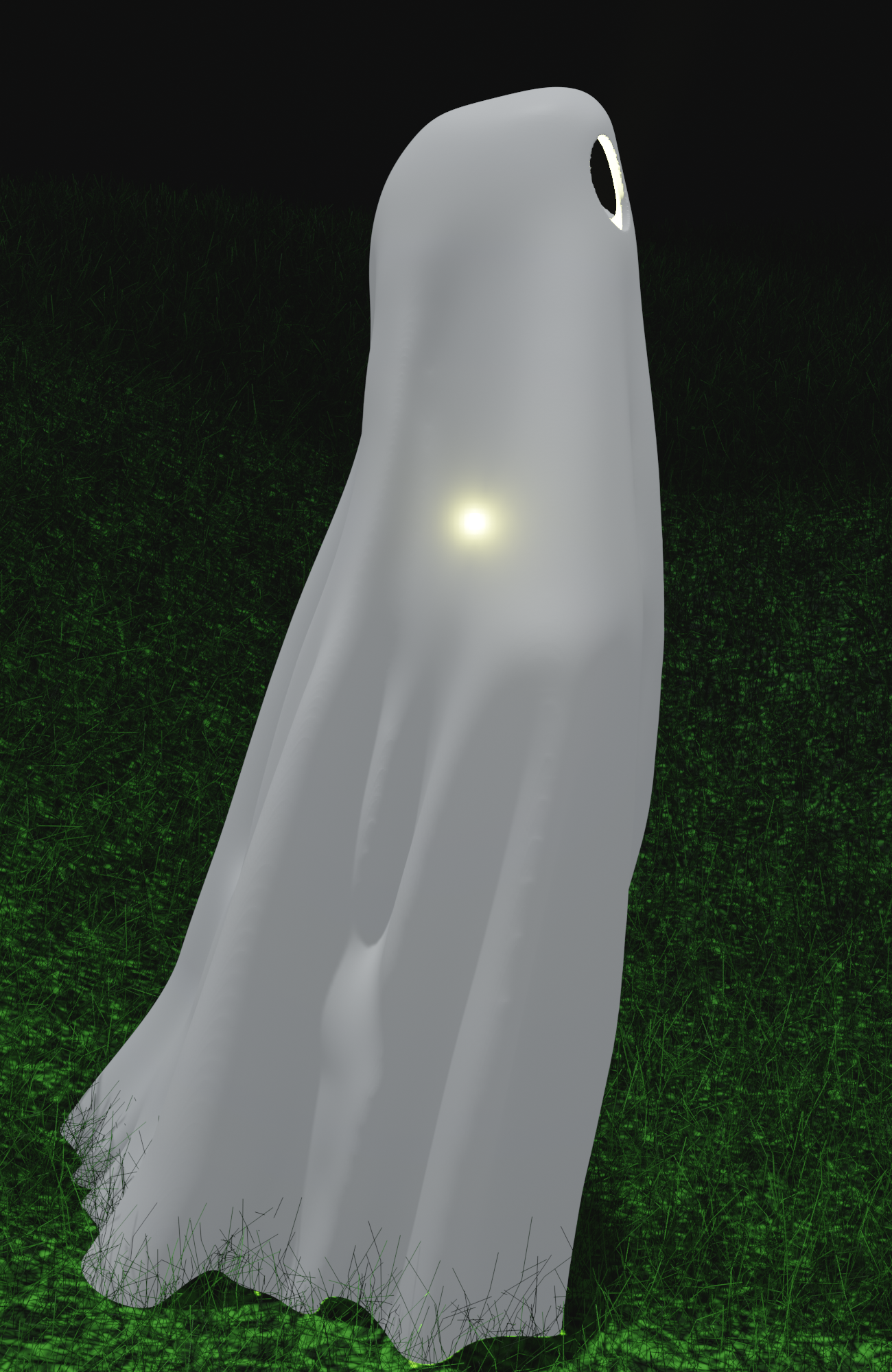 Miniatura 3 do modelo 3D Ghost: Spooky Ghost
