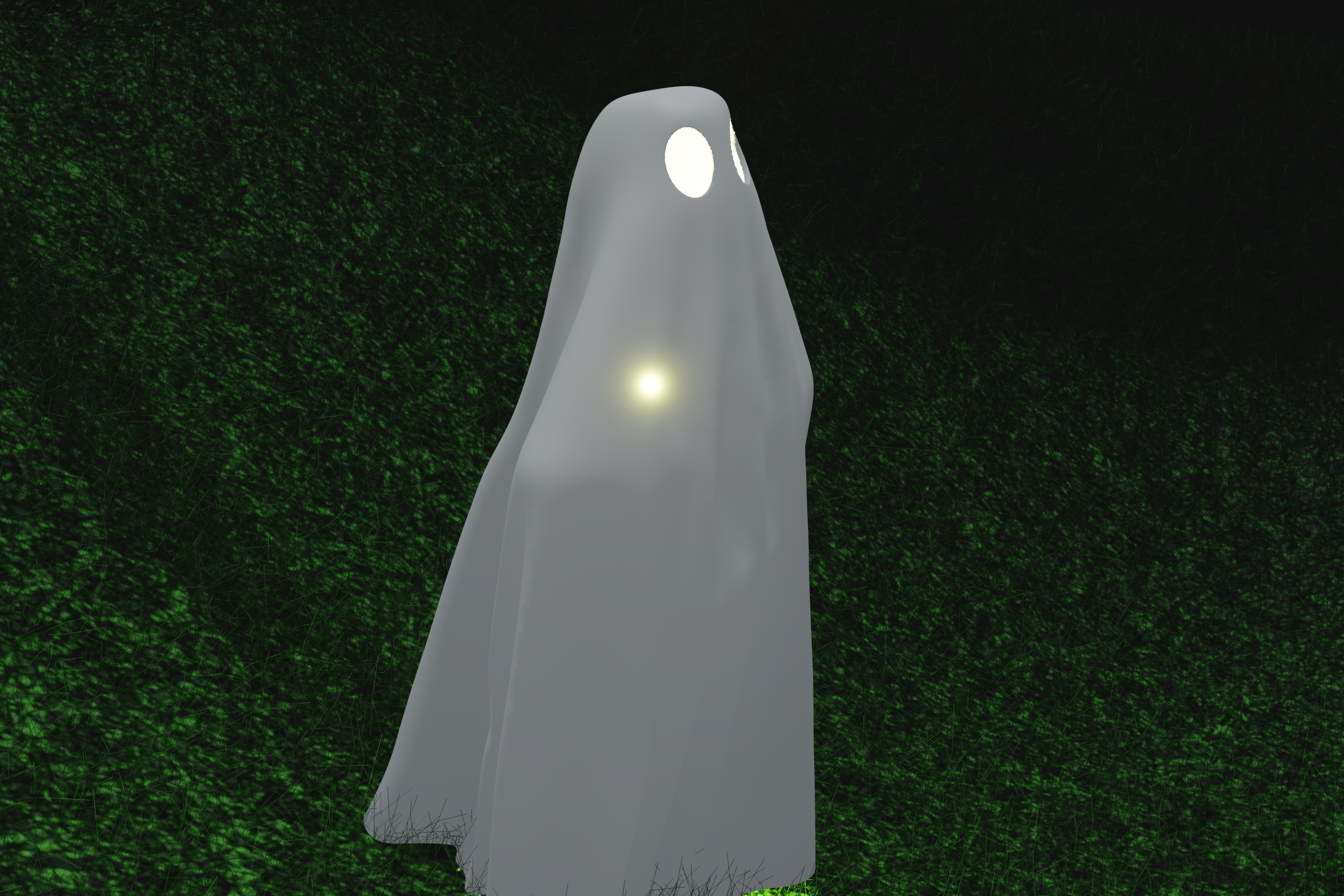 Miniatura 2 do modelo 3D Ghost: Spooky Ghost