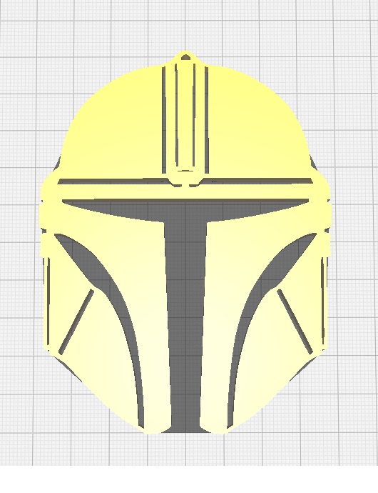 Silueta de Star Wars casco