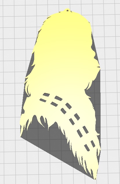 Silueta de Star Wars Chewbacca