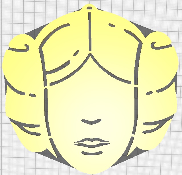 Silueta Princesa Leia