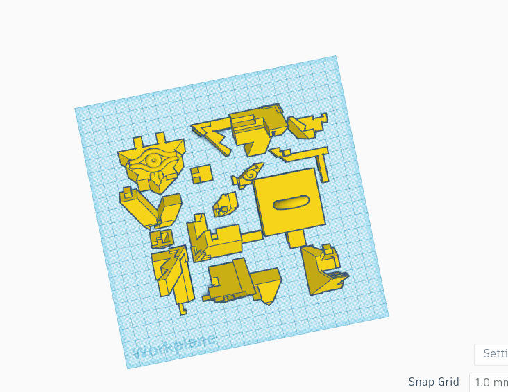 Millennium puzzle with assembly