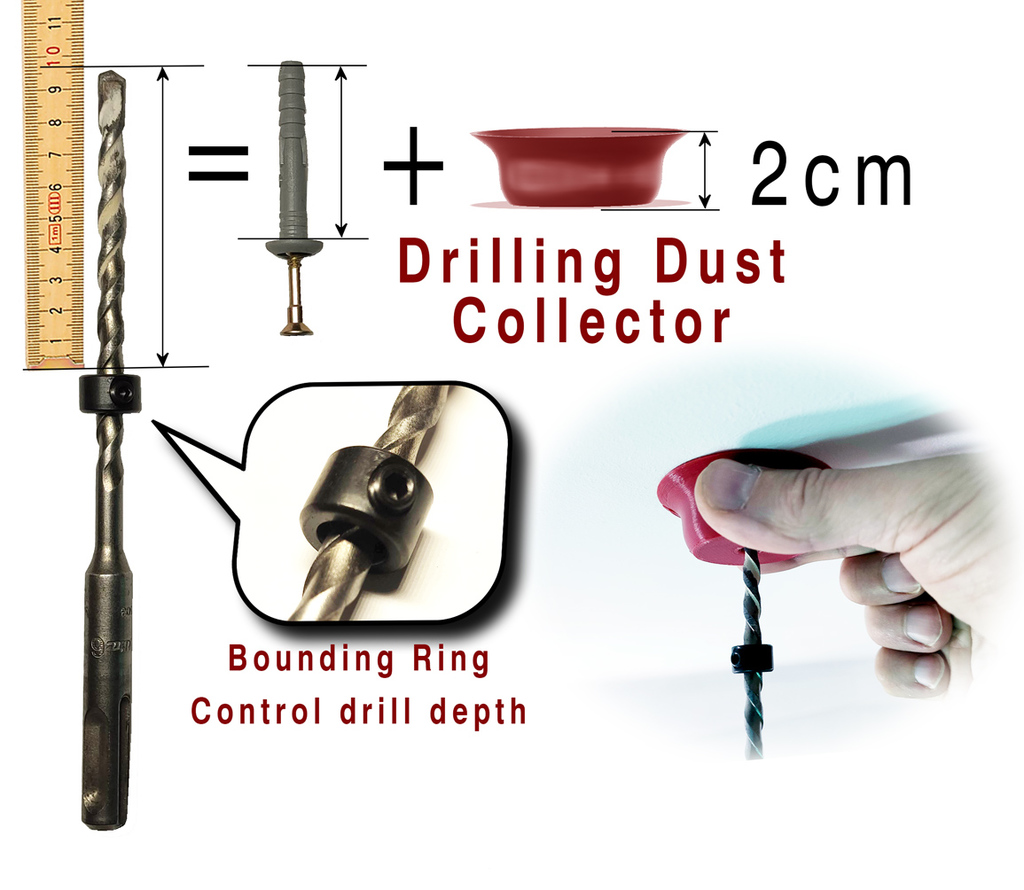 Drilling Dust Collector and Guide — miniatura 3
