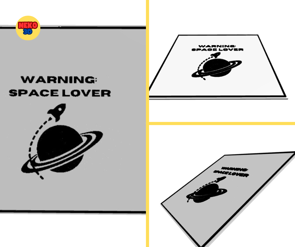 Warning: space lover sign