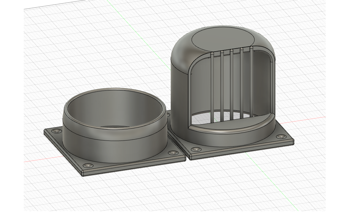 Vent for 3inch diameter vent (can be scaled)