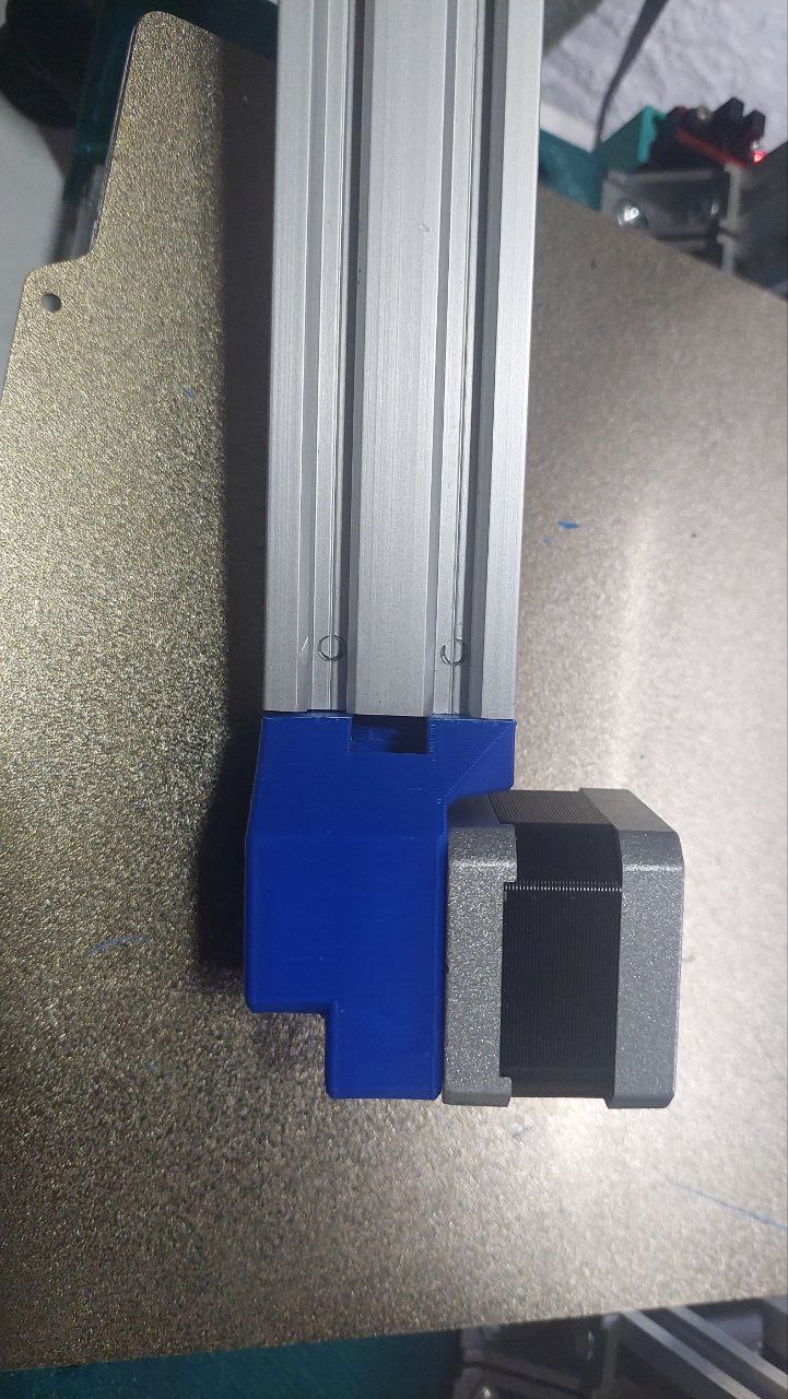 Y-axis motor mount for a belt 9 mm with a support bearing, Ender 2 Pro, 3, Creality CR-10 — thumbnail 2