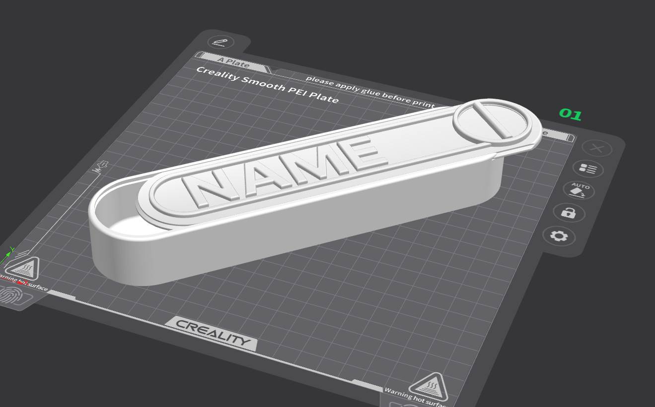 Lockable pencil case
