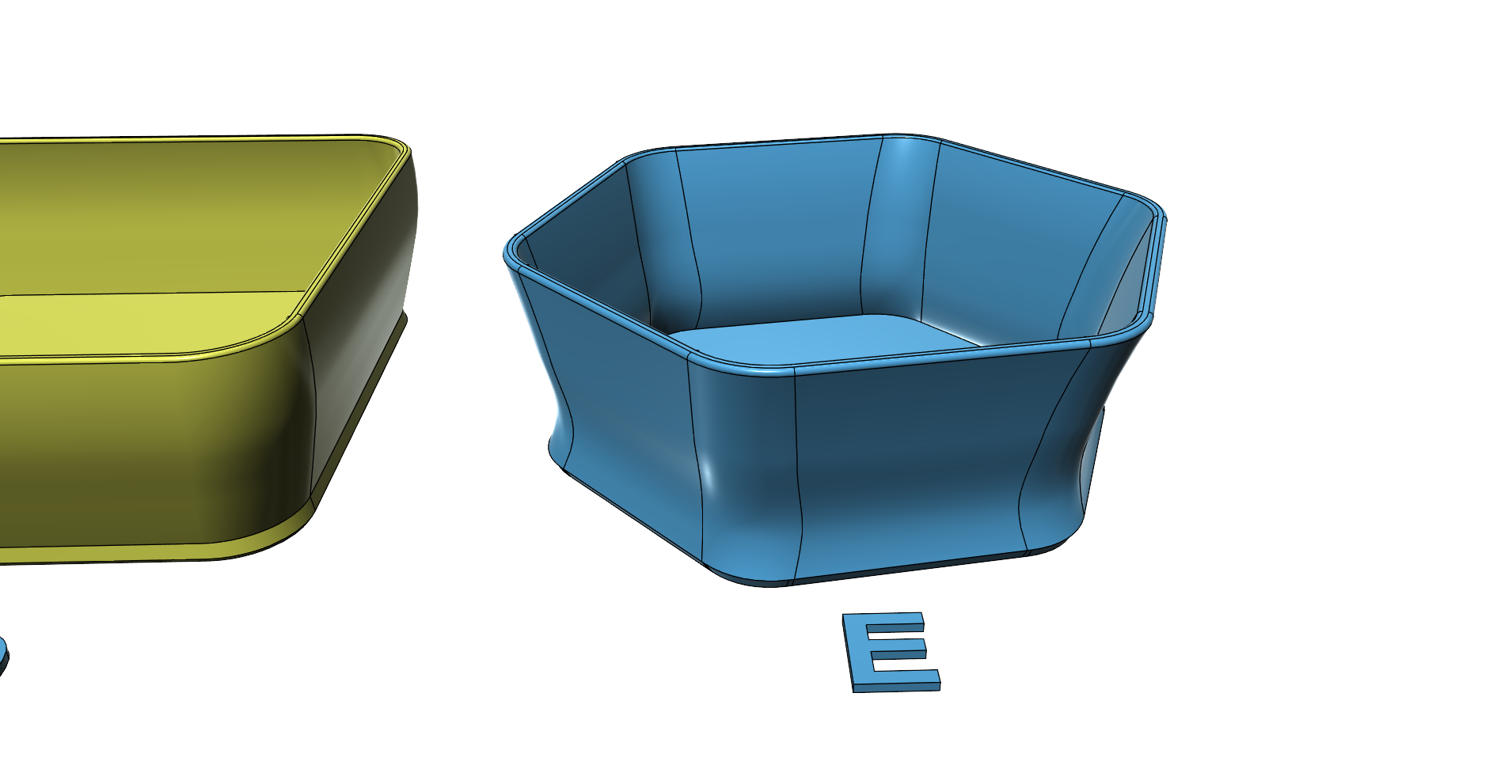 Tray bowl basket easy print without support — miniatura 4