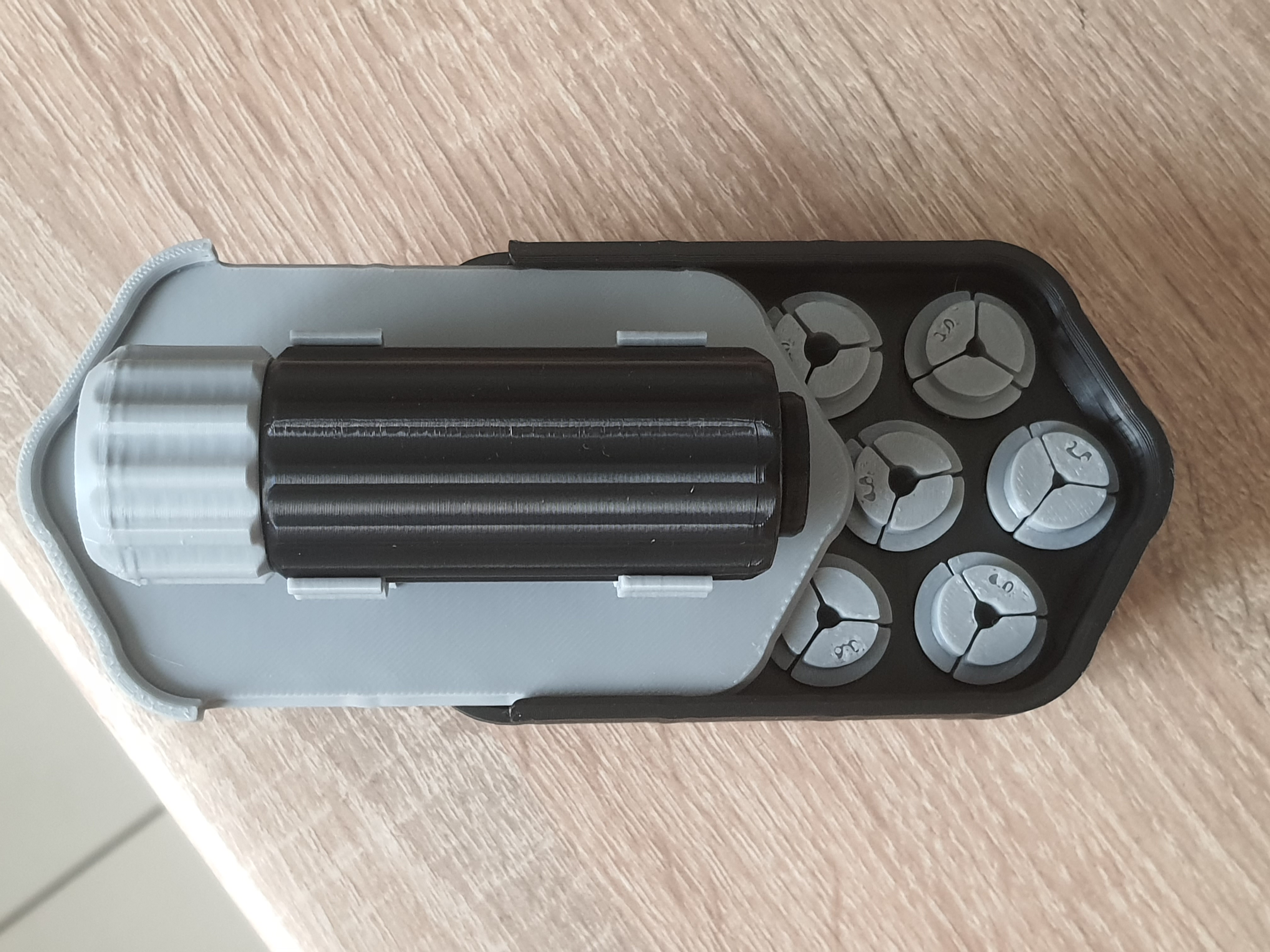 Box for Drill Handle and Collets 3D model thumbnail