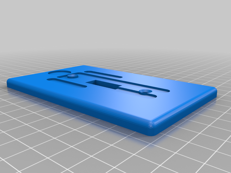 Miniatura 3 do modelo 3D Wall Plate for Light Switch
