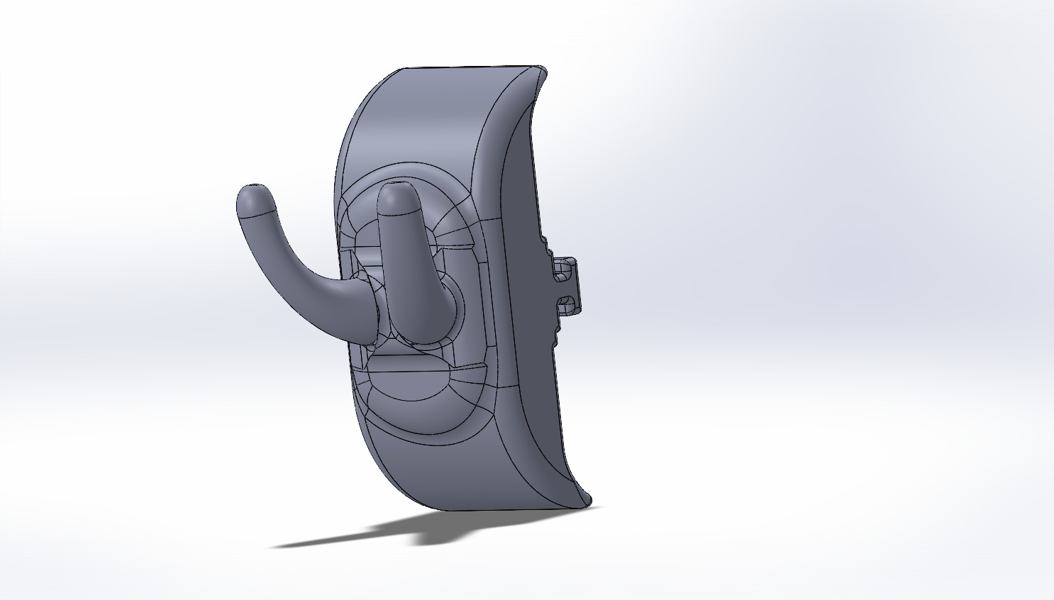 HandtuchHalter Wandhaken für Alfer-coaxis-Schiene
